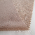 Polyester Spandex Jacquard Knitted Crepe Glitter Fabric